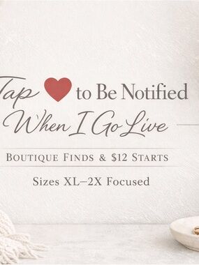 Tap ❤ to Be Notified When I Go Live